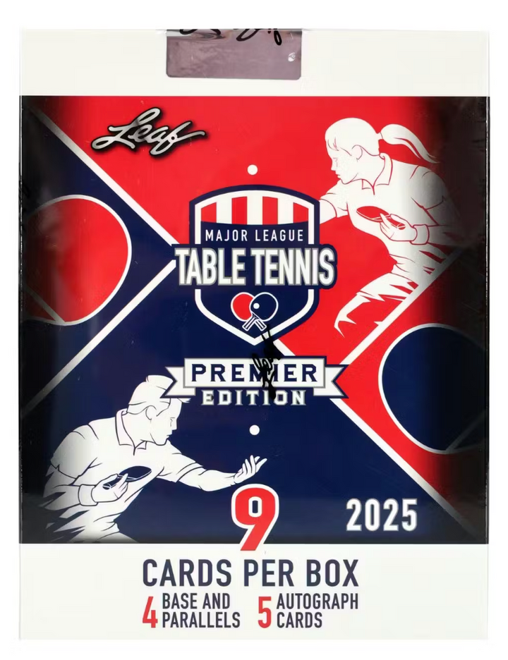Major League Table Tennis Premier Edition Trading Cards