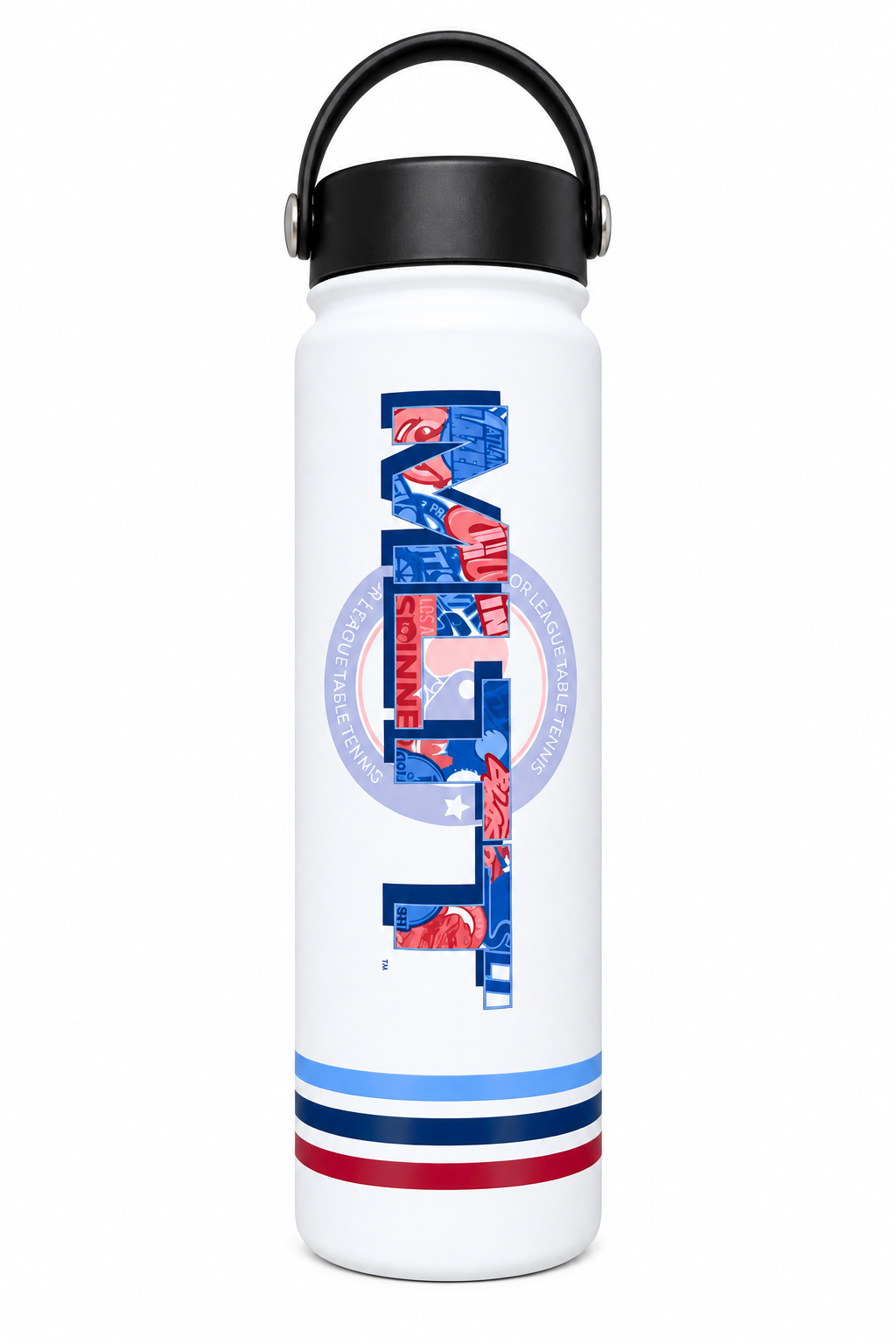 Major League Table Tennis League Water Bottle – 22oz Insulated Stainless Steel