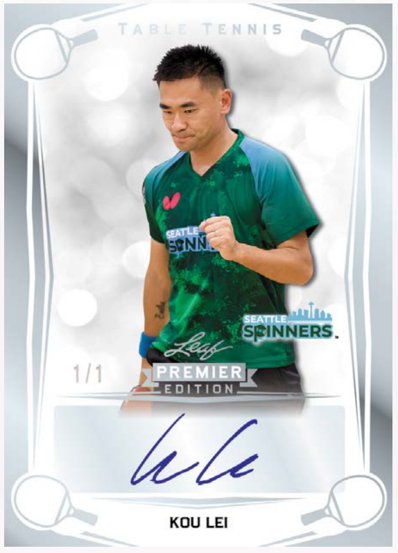 Major League Table Tennis Premier Edition Trading Cards