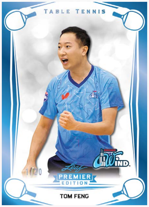 Major League Table Tennis Premier Edition Trading Cards