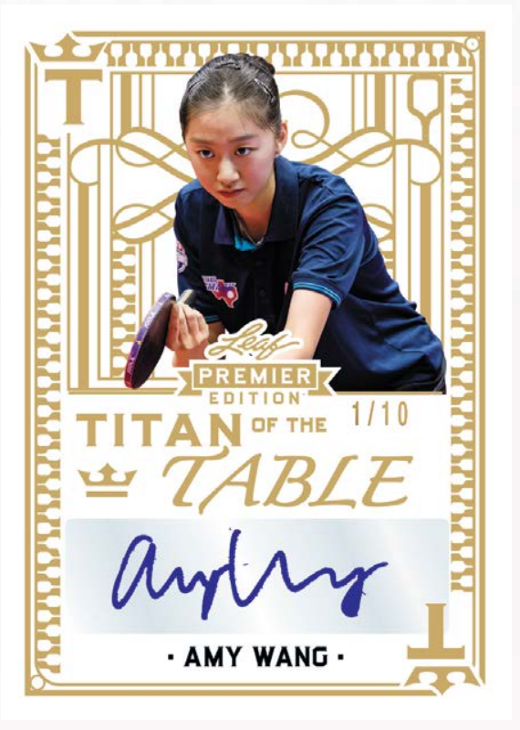 Major League Table Tennis Premier Edition Trading Cards