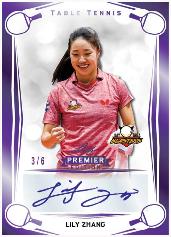 Major League Table Tennis Premier Edition Trading Cards