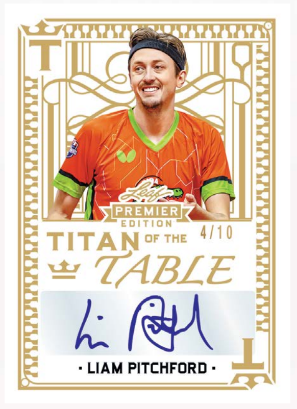 Major League Table Tennis Premier Edition Trading Cards